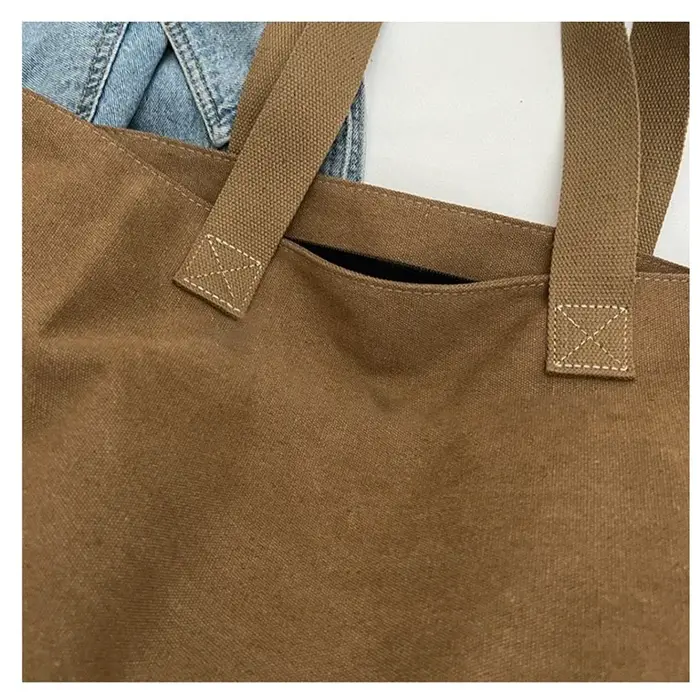 Sac fourre-tout en toile tendance pour femme