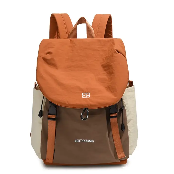 Sac à dos de voyage léger style universitaire, imperméable, style preppy, grande capacité, décontrac