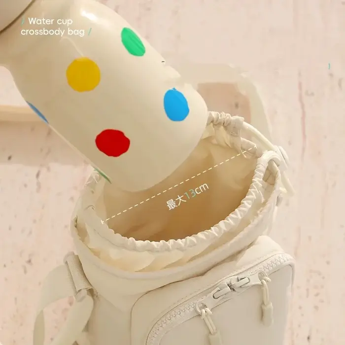 Sac bandoulière de sport personnalisé avec broderie, sacoche pour bouteille d'eau pour étudiants et cyclistes, sac à bandoulière unique pour téléphone portable