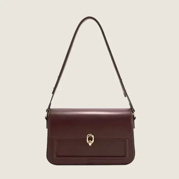 Sac à main de mariée rouge rétro de haute qualité