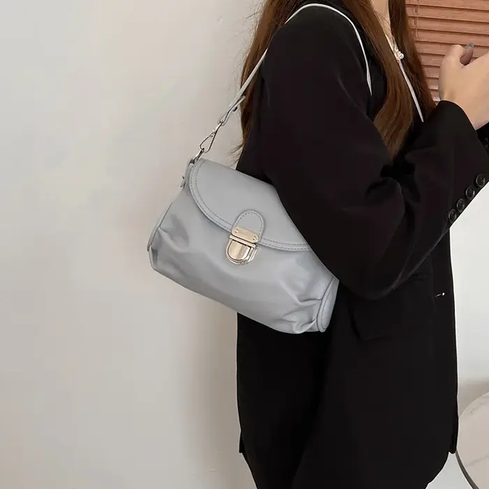 Sac à Main en Cuir PU Souple pour Femme