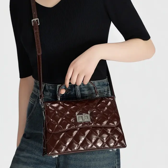 Sacs à bandoulière en cuir de vache véritable pour femmes, sacoche de téléphone portable, sac sous l