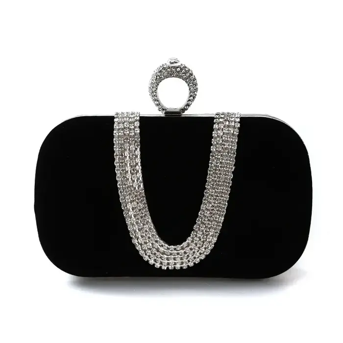 Sac à main de soirée en diamant pour femme