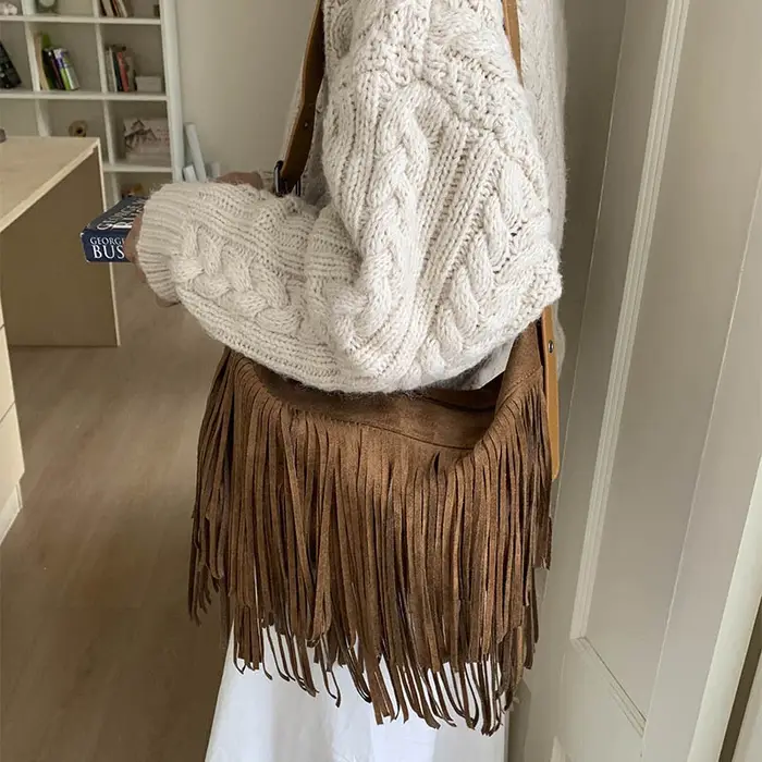 Sacs à bandoulière Vintage en cuir PU pour femmes