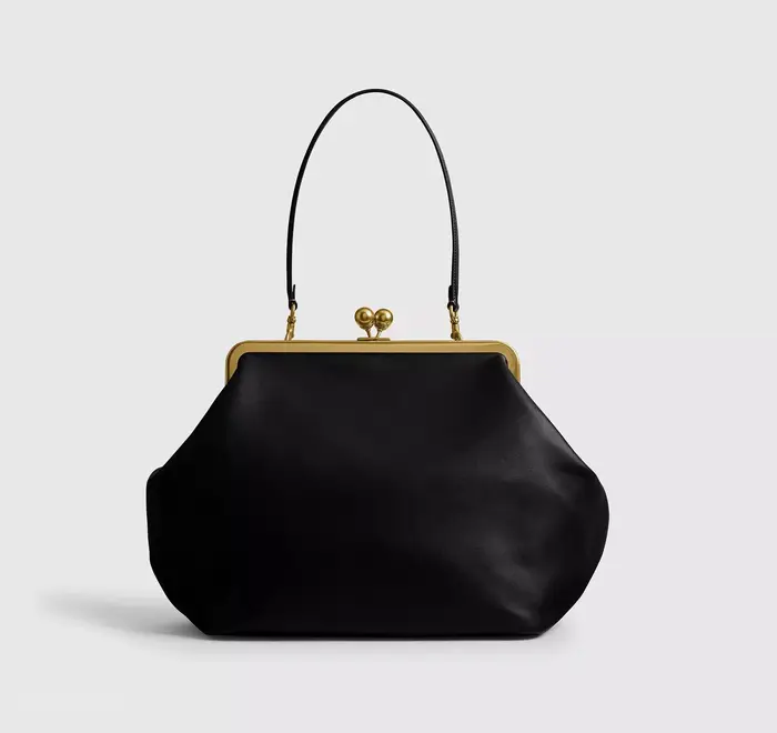 Grand sac à cadre Kisslock pour femmes, sac à main de luxe à bandoulière de styliste pour femmes, sa
