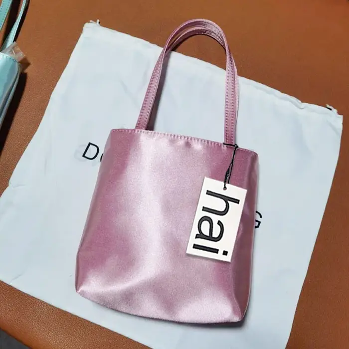 Sac à main carré en satin de soie coloré, sac fourre-tout tendance pour femme, sac à bandoulière, sa
