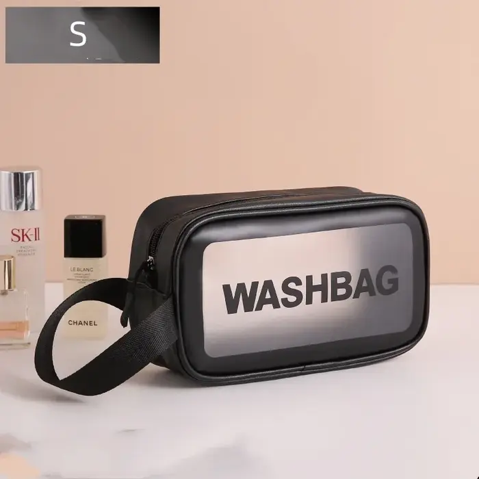 Sacs à cosmétiques noirs, sacs à main de rangement de maquillage étanches, sac de rangement de produ