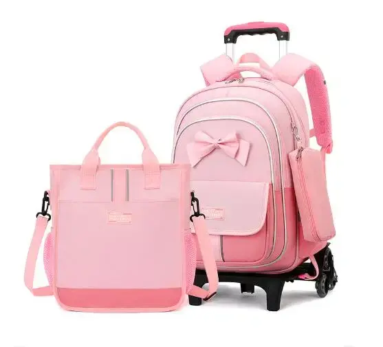 Sac à dos à roulettes pour filles