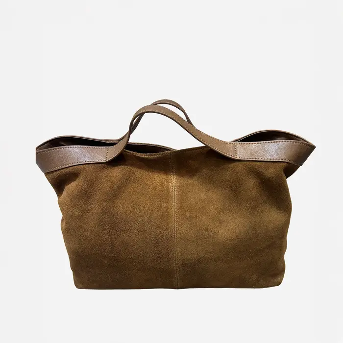 Sac fourre-tout en cuir suédé Mendy pour femme