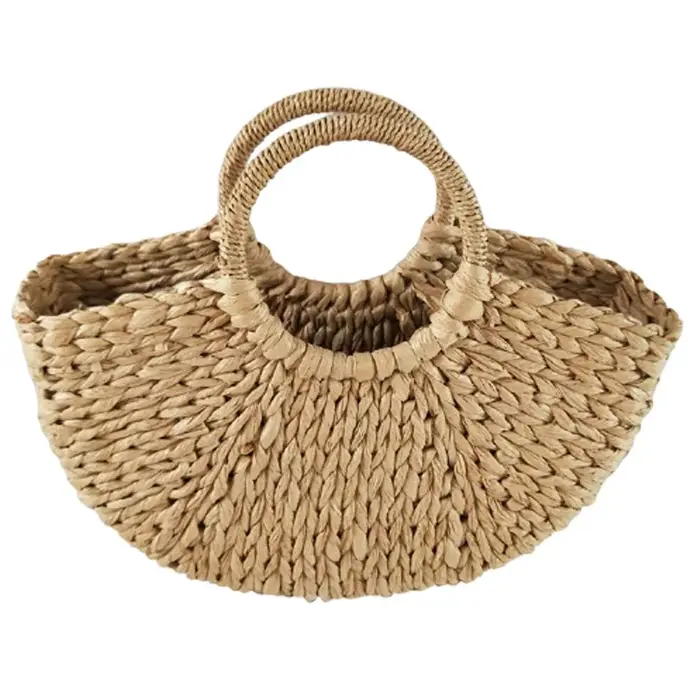 Sac à main coloré en rotin et osier pour femmes