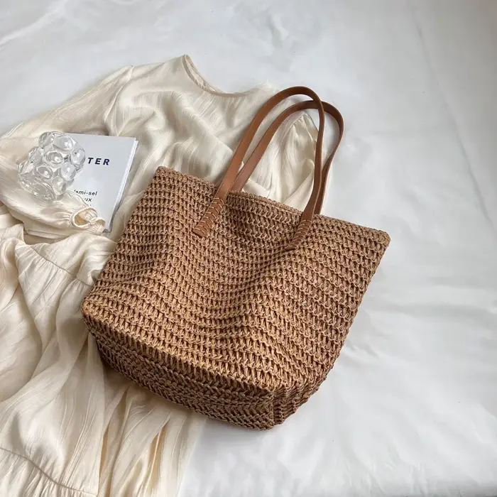 Sac à main à bandoulière tissé à la main pour femmes