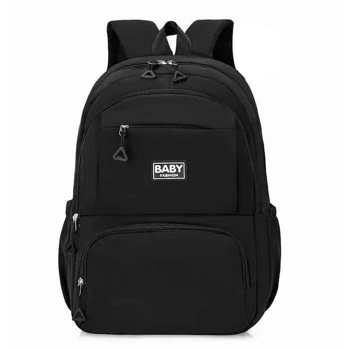 Sac à dos tendance de couleur unie pour étudiants