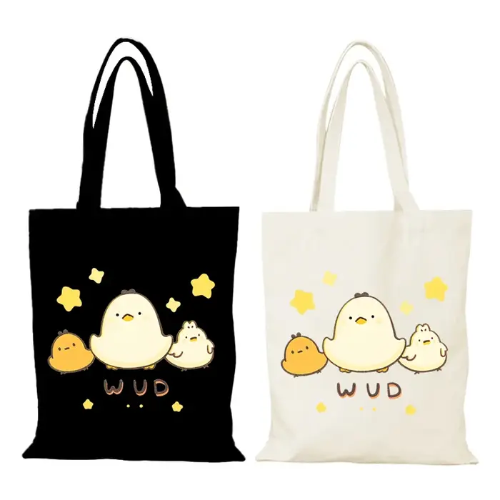 Sac de shopping dessin animé Eco sac caractère dame sacs nouveaux