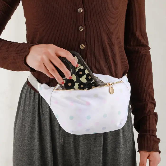 Sac banane en nylon pour femme