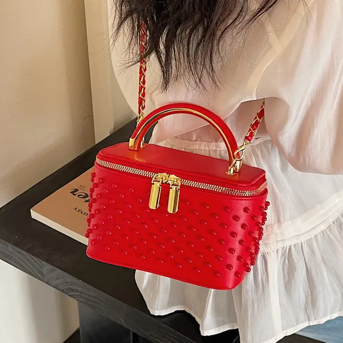Sac à main élégant en perles pour femme