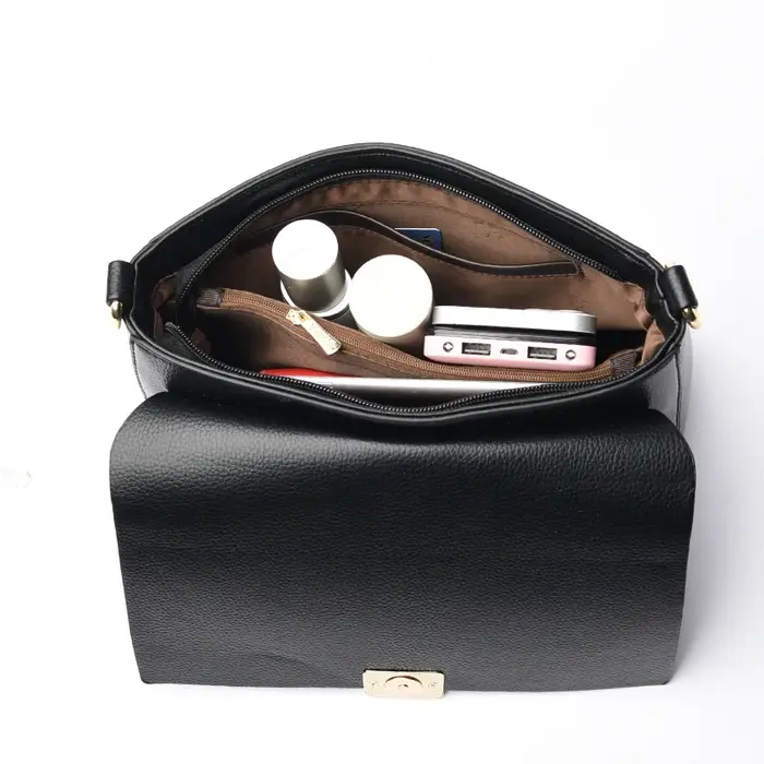 Petit sac à bandoulière matelassé en cuir PU pour femme