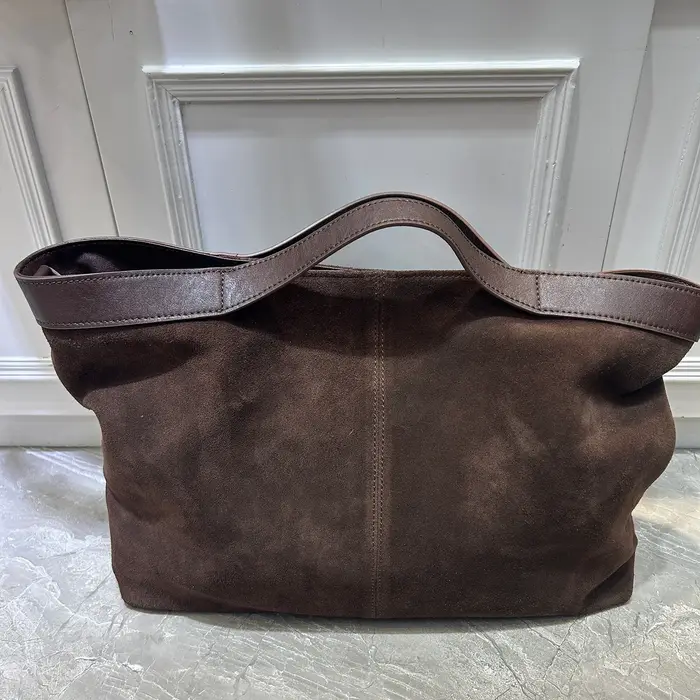 Sac fourre-tout en cuir suédé Mendy pour femme
