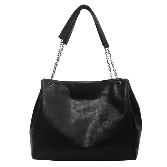 Sacs à fermeture éclair en PU pour femmes, grande capacité, haute qualité, américains, dames, concis