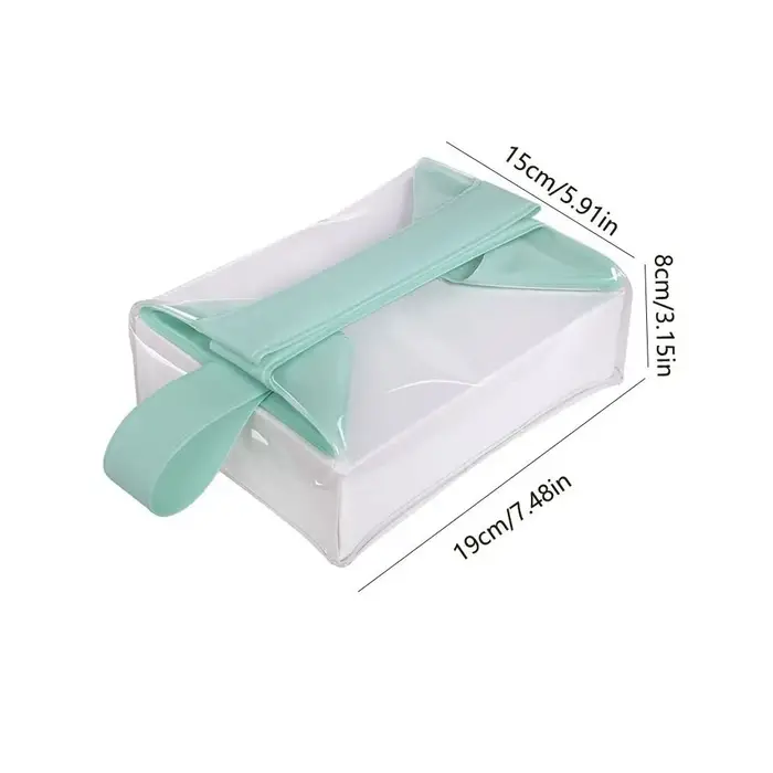 Sacs de toilette transparents à fermeture magnétique