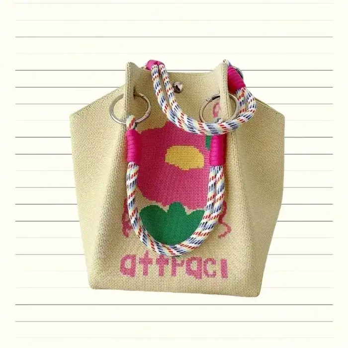 Nouveau Sac à Main Tricoté Polyvalent et Adorable 2026 avec Fermeture Magnétique 3D, Pochette [G32]