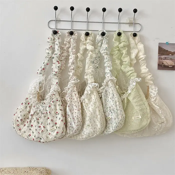 Sac à main élégant en dentelle fraîche
