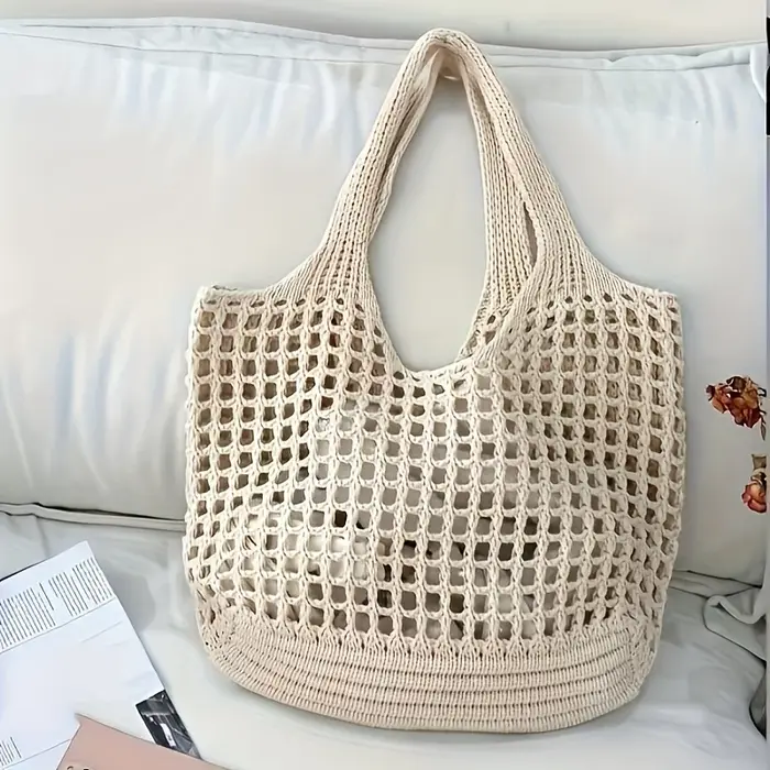 Sac fourre-tout en crochet pour femme