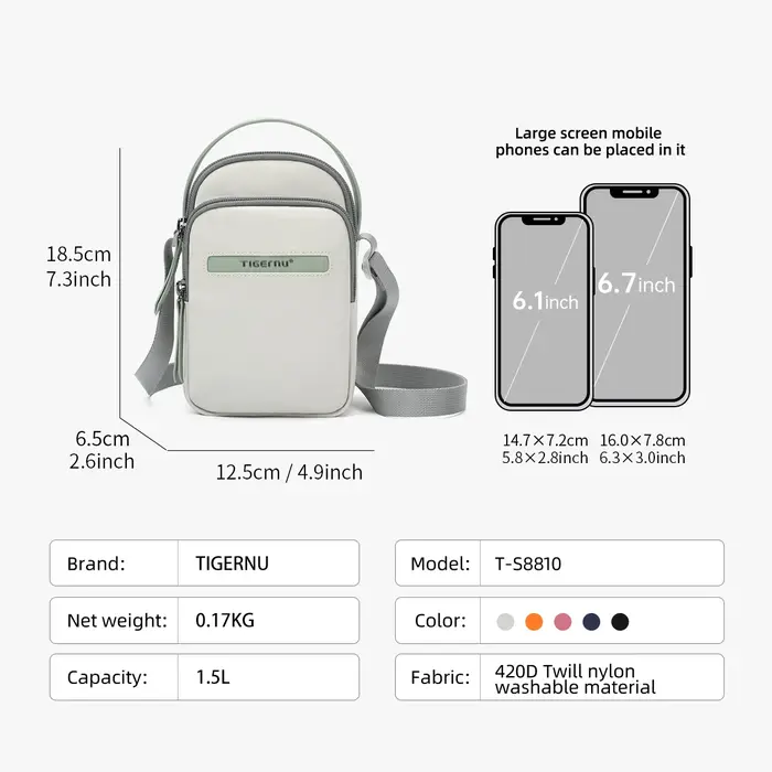 Tigernu sac à bandoulière pour femmes sac à bandoulière décontracté femme Slingbag filles Mini sac croix Pack dame sac à main sacs à bandoulière femmes