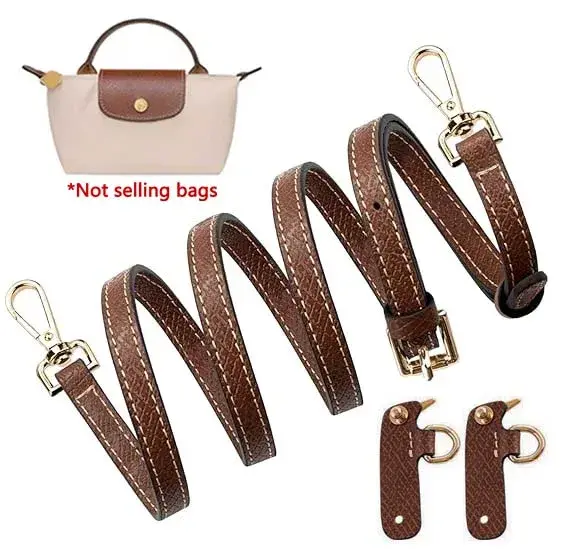 Mini sacs à bandoulière en cuir adaptés aux mini pochettes Longchamp