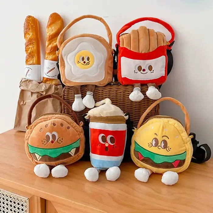 Sac à main tendance en forme de frites