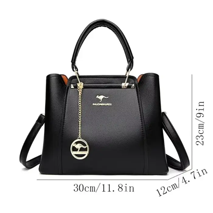 Sac fourre-tout en cuir souple de grande capacité pour femme