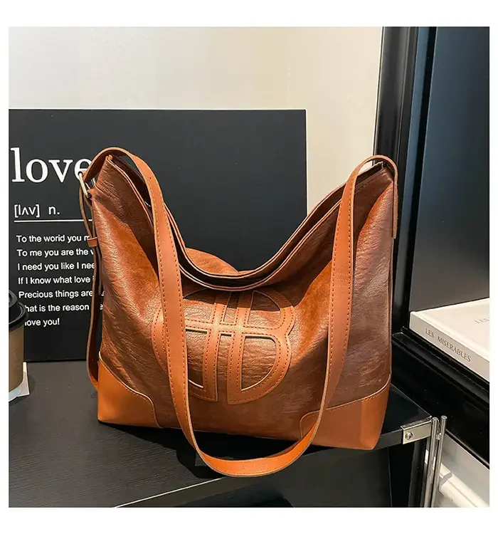 Sac Hobo Vintage en Faux cuir pour femmes