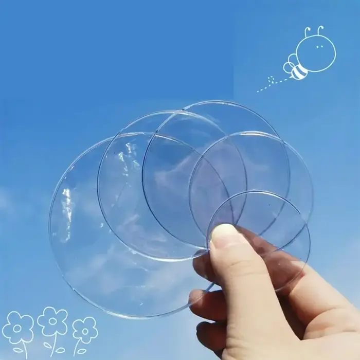 5 pièces Badge protecteur Ita sac broche étui Transparent de protection Badge affichage manchon rond Anime Badge manchon de protection Badge broches