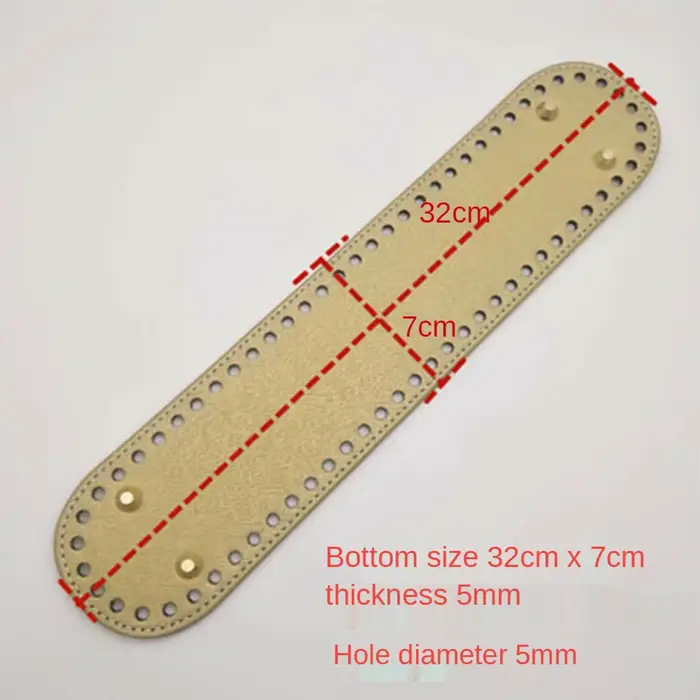 Fond de sac en cuir fait à la main