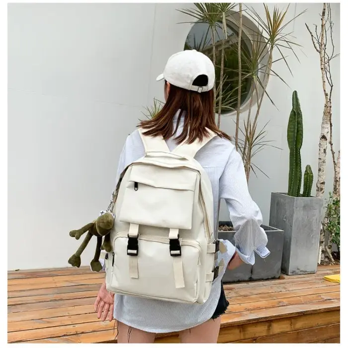Nouveau sens de haut de gamme du cartable femme lycée campus grande capacité sac à dos travail vent sac à bandoulière mâle ins sac