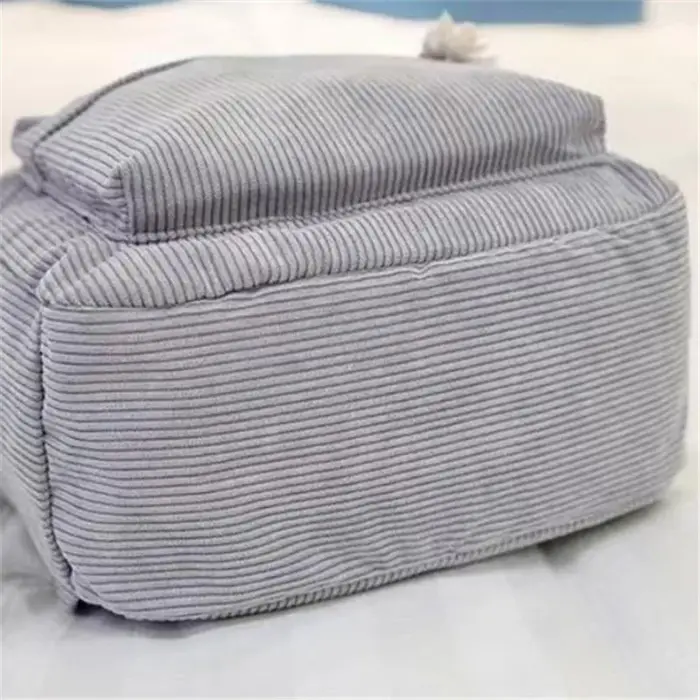 Sac à dos en velours côtelé