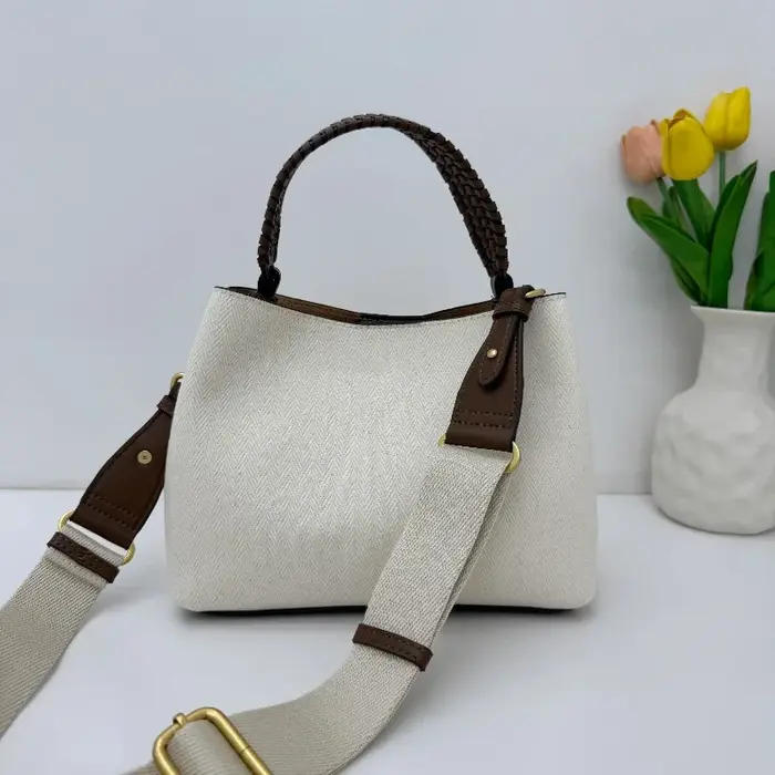 Sac seau rétro grande capacité pour trajets quotidiens, sac à bandoulière tendance, sac fourre-tout 