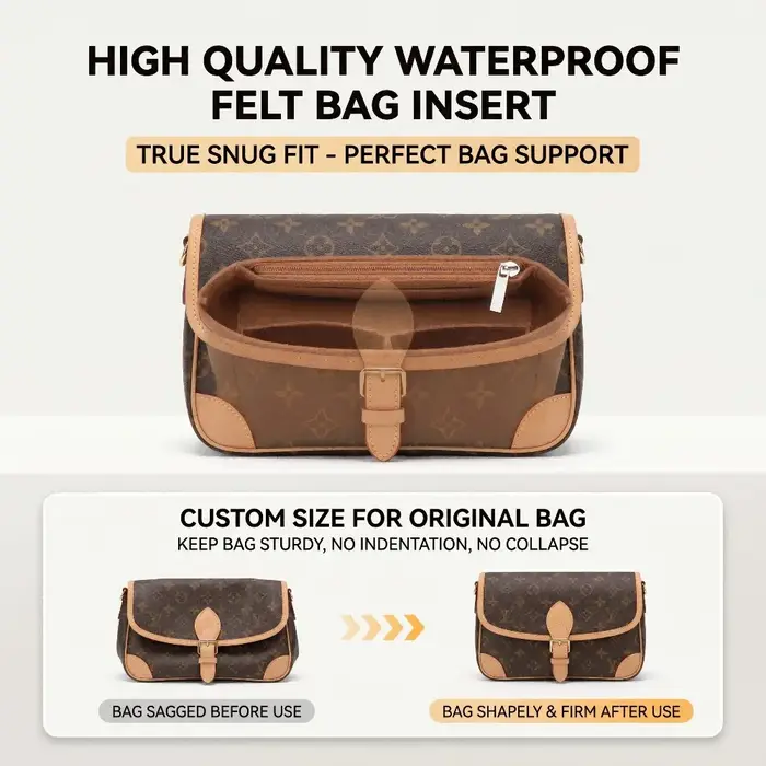 Sac à bandoulière pour femme en feutre