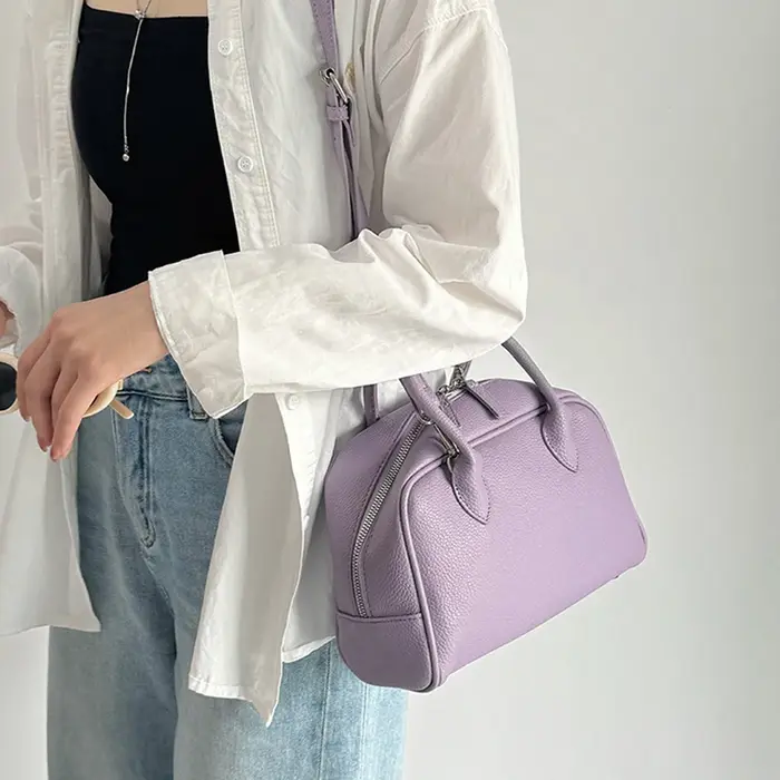 Sac de bowling violet grande capacité