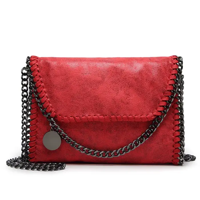 Sacs à bandoulière à rabat avec chaînes de luxe pour femmes, sac à bandoulière carré de styliste, Mi