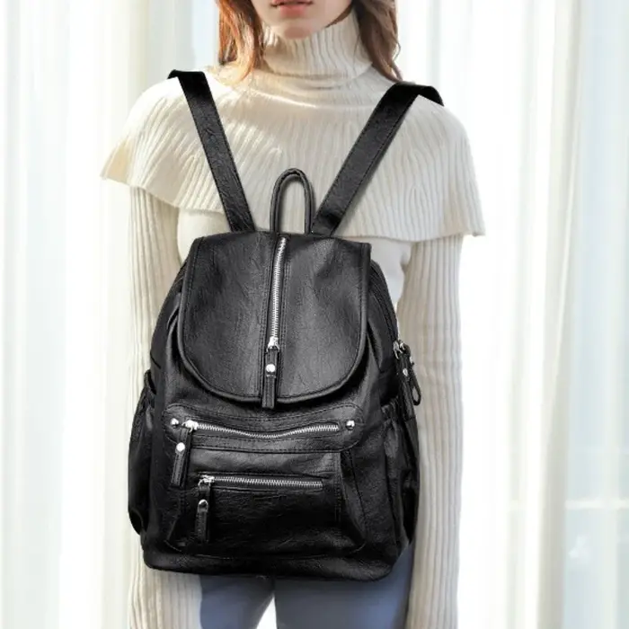 Sacs à dos en cuir vintage pour femmes