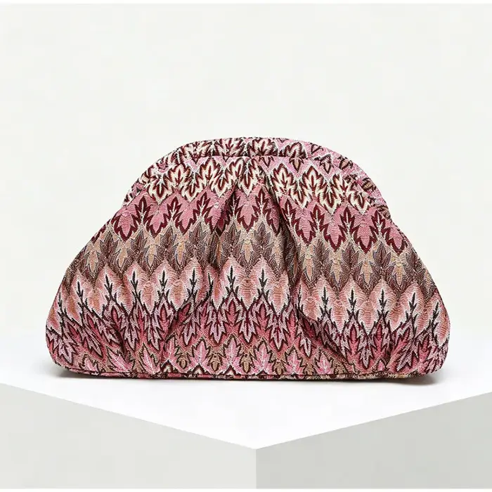 Sac à main tissé vintage français