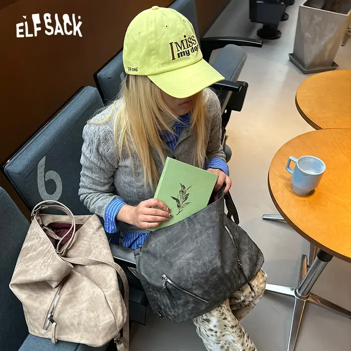 ELFSACK 2025 printemps nouveautés polyvalent bandoulière sac