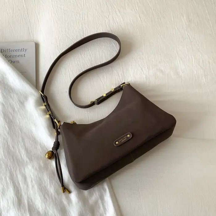 Sac à bandoulière rétro en cuir Pu pour femmes