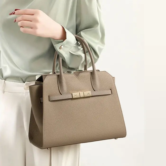 Sac Birkin en cuir véritable de luxe léger pour femme – Nouveau style