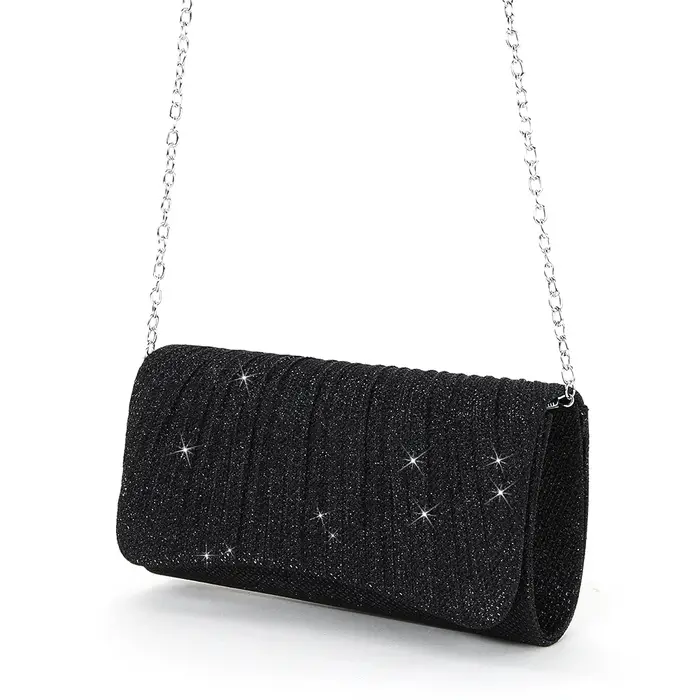 Sac à main d'embrayage de mariage brillant pour femmes et filles
