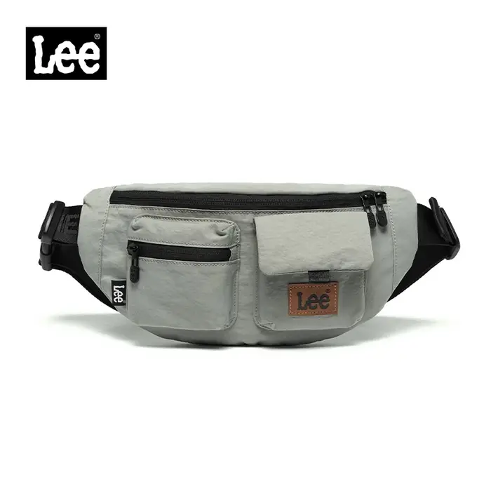 Sac banane LEE Original noir tendance pour femme et homme, style coréen, en nylon imperméable, sac d
