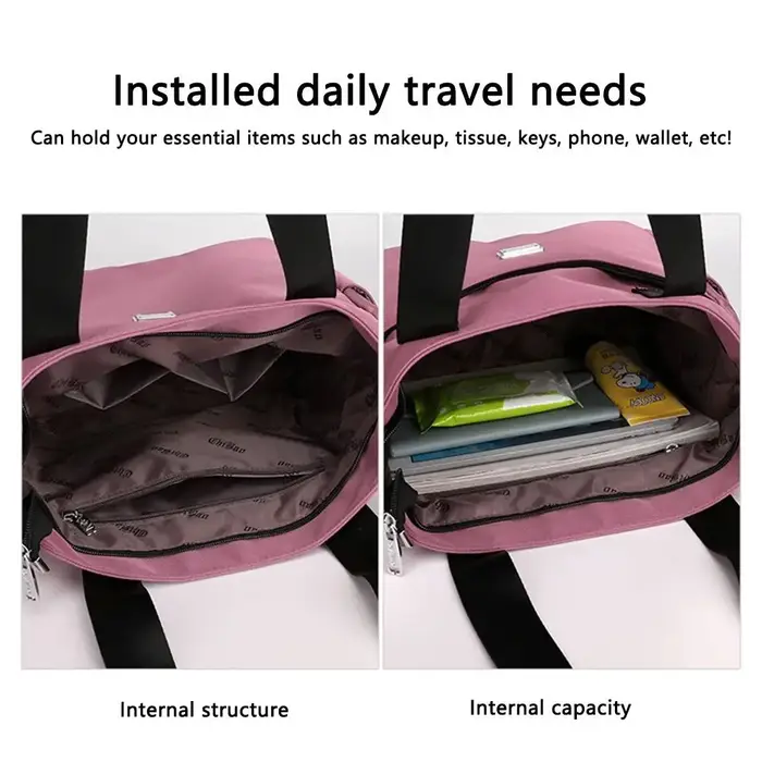 Sac à Main Imperméable en Nylon de Grande Capacité
