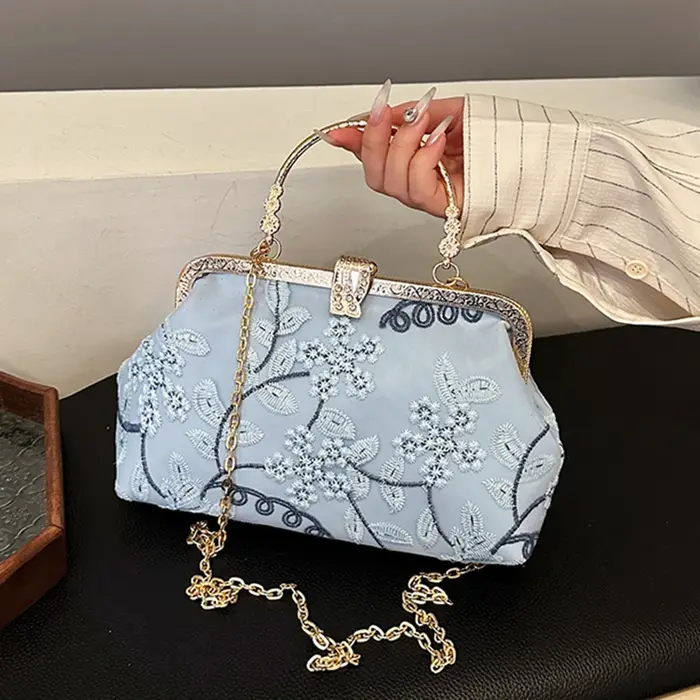 Sacs à main de soirée de style chinois vintage pour femmes