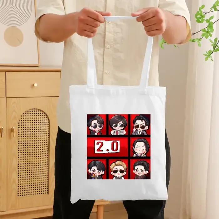 Sacs en toile blanche Arirang World Tour 2026