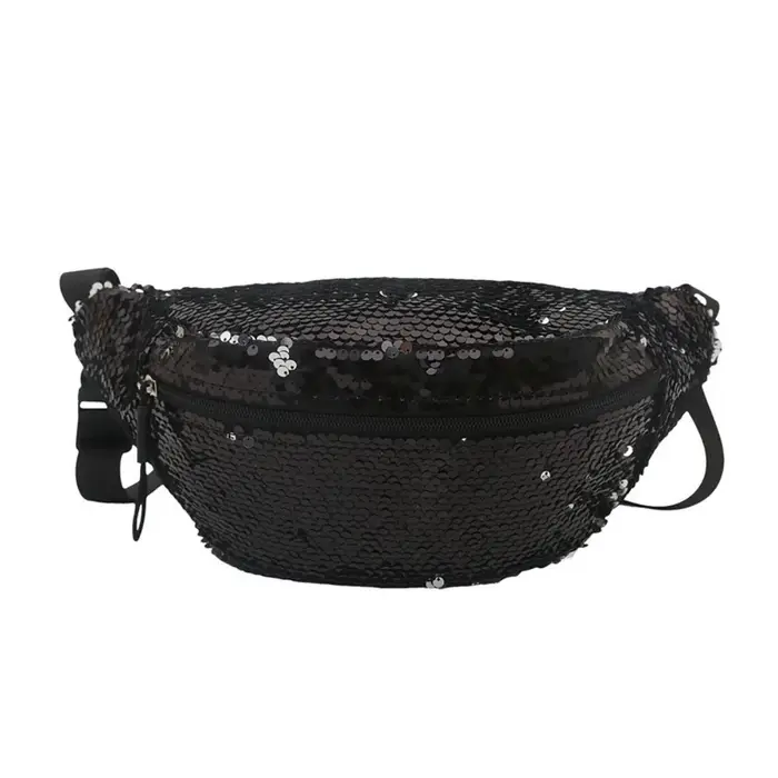 Sac banane à paillettes brillantes